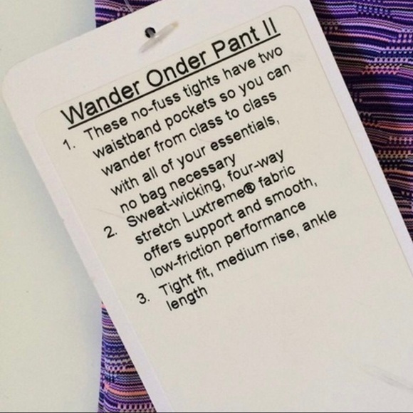 VERY RARE!!! Limited edition lululemon Wunderlust - Picture 2 of 4